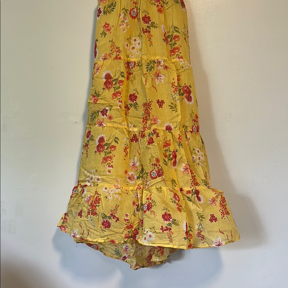 George Yellow Ruffle Dress - Picture 3 of 9